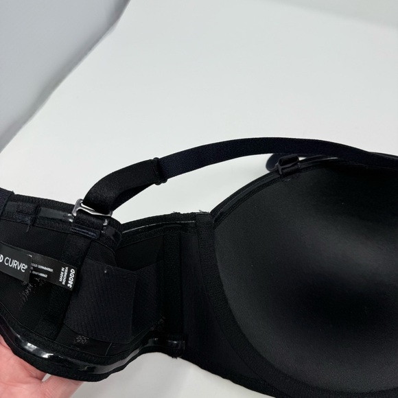 Torrid Black Lace Bombshell Everyday Strapless Push-Up Bra 38DDD - Picture 9 of 14